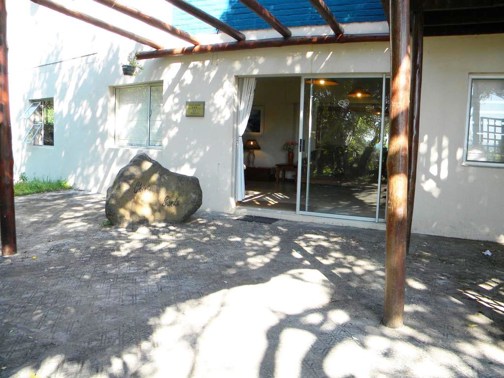 The exterior of Chintsa Sands guesthouse.