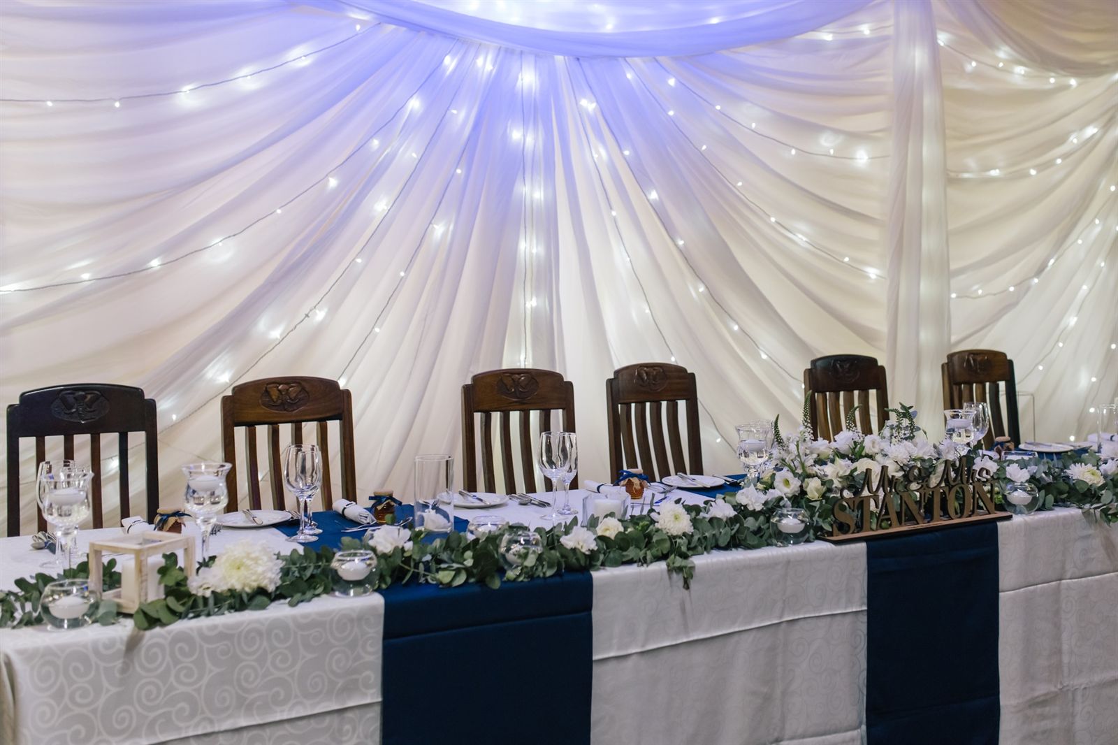 The Emthombeni reception venue with sliding doors open to the garden.